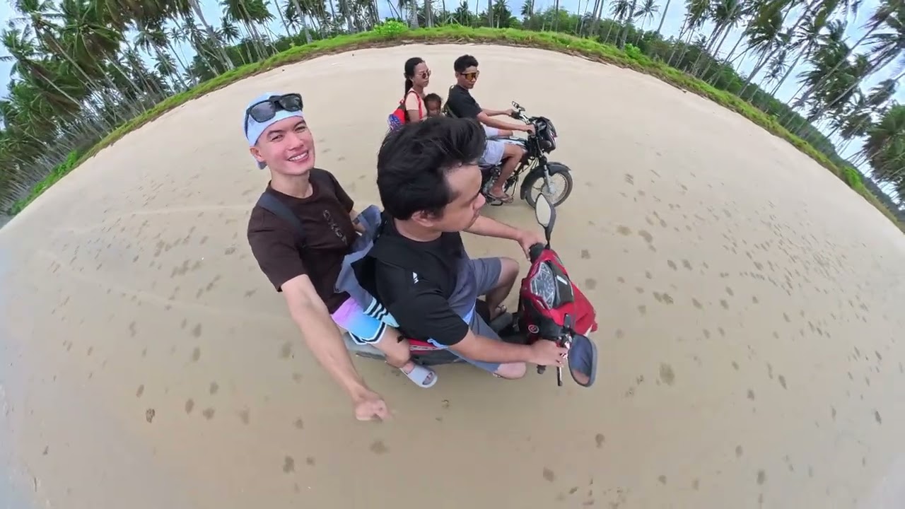 Long Beach San Vicente Palawan motorcycle riding