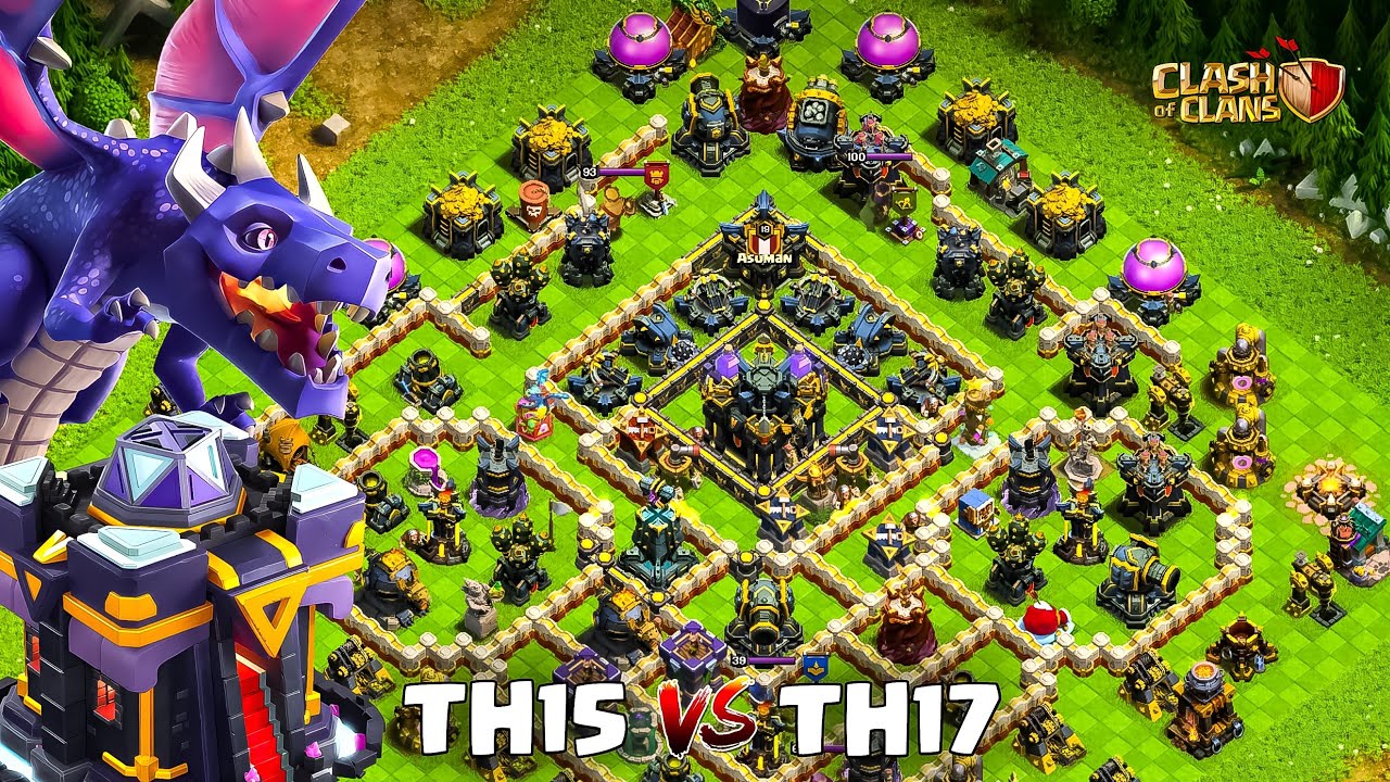 TH15 vs TH17 Max Attack Strategy | Clash of Clans