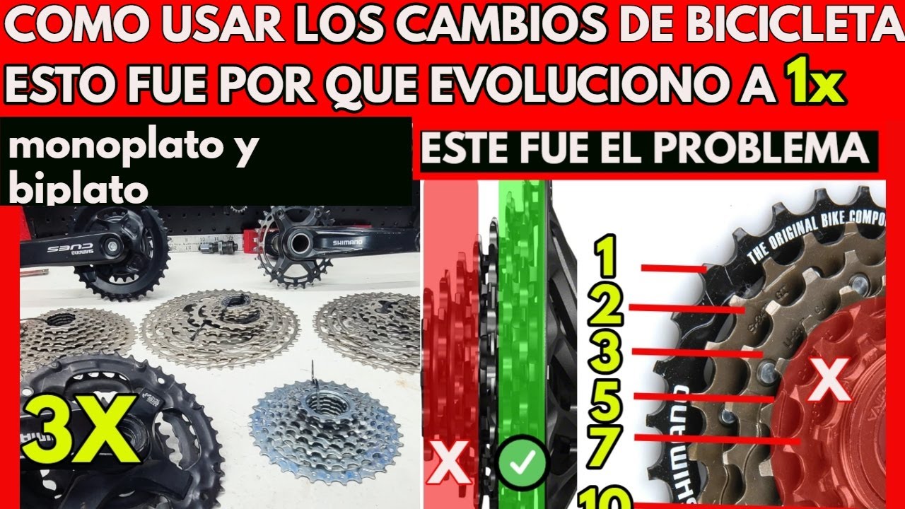 EL CRUCE DE CADENA FUE EL CAUSANTE PRICIPAL PARA EVOLUCIONAR DE  3X6,7,8,9 A 1X12