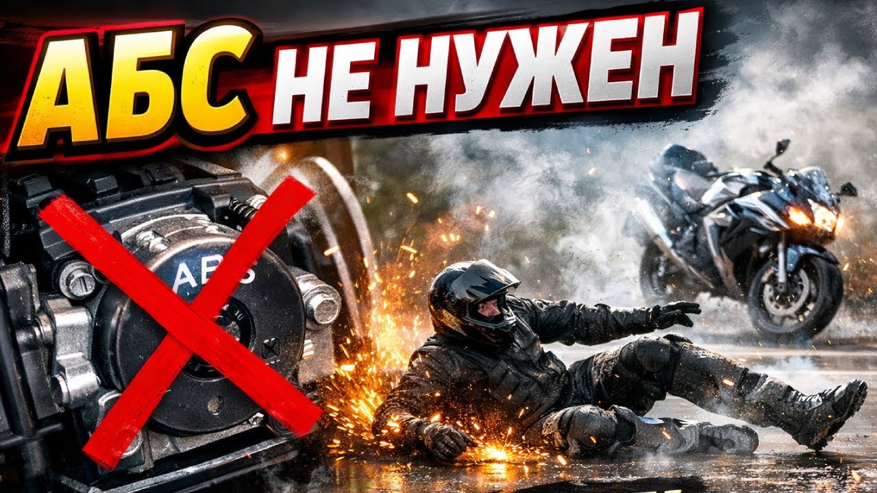 Тупость про АБС на мотоцикле