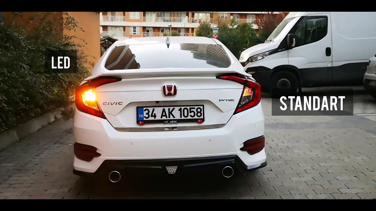 Civic FC5 Arka Sinyal LED Uygulaması