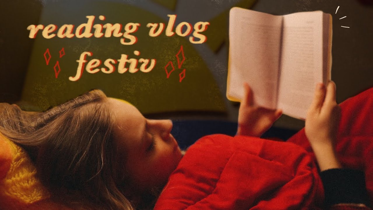mini-turul bibliotecii de Crăciun | reading vlog festiv 🎄✨