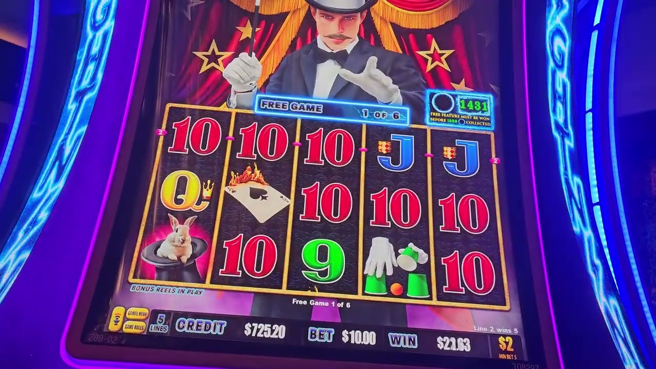 Aristocrat Master Magician спины по $10