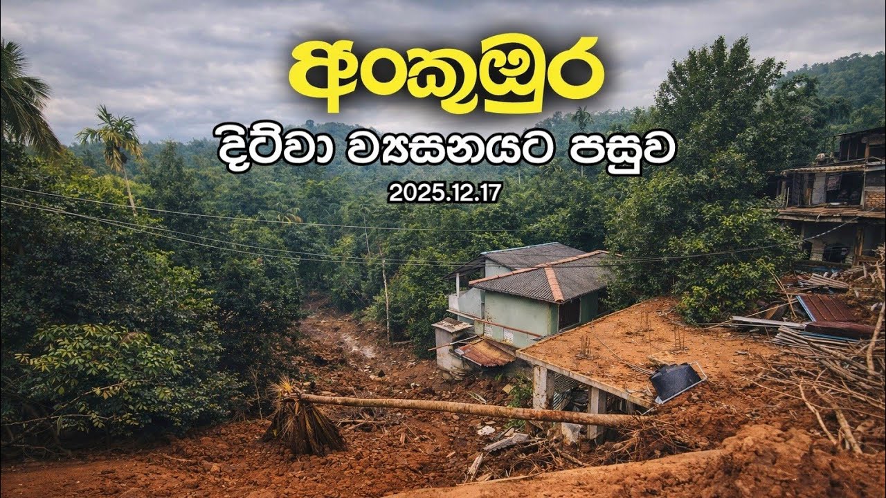 Ditwah ව්‍යසනයට පසු අංකුඹුර🥺 පයින්ම අංකුඹුර සිට කැප්පිටිගලට 