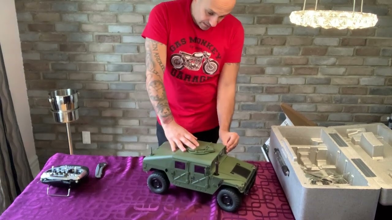 HG-P408 Humvee RC (1/10 scale) UNBOXING