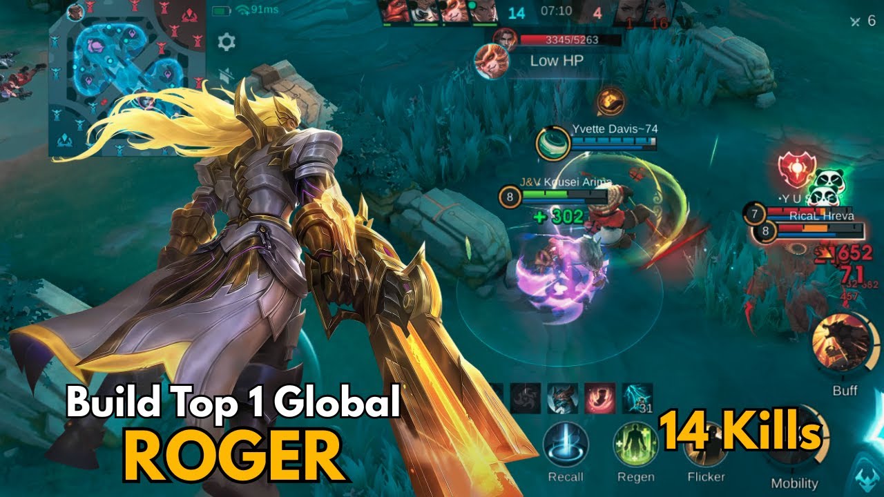 MOST Epic Roger Build for GOLD Lane Dominance in MLBB