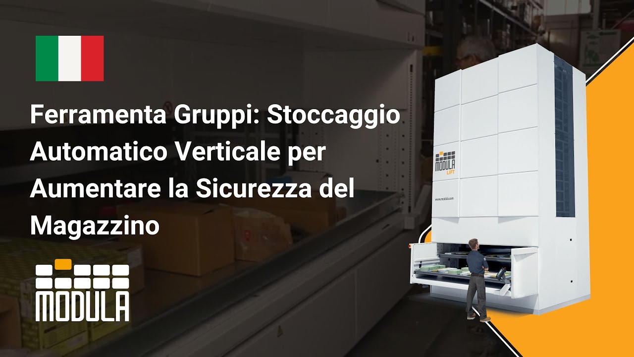 Ferramenta Gruppi: Stoccaggio Automatico Verticale per Aumentare la Sicurezza del Magazzino
