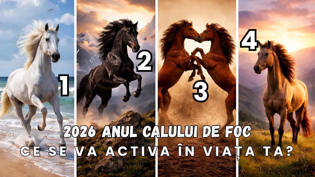Alege un cal ✨ 2026 Anul Calului de Foc🐎 Ce se va activa în viața ta?