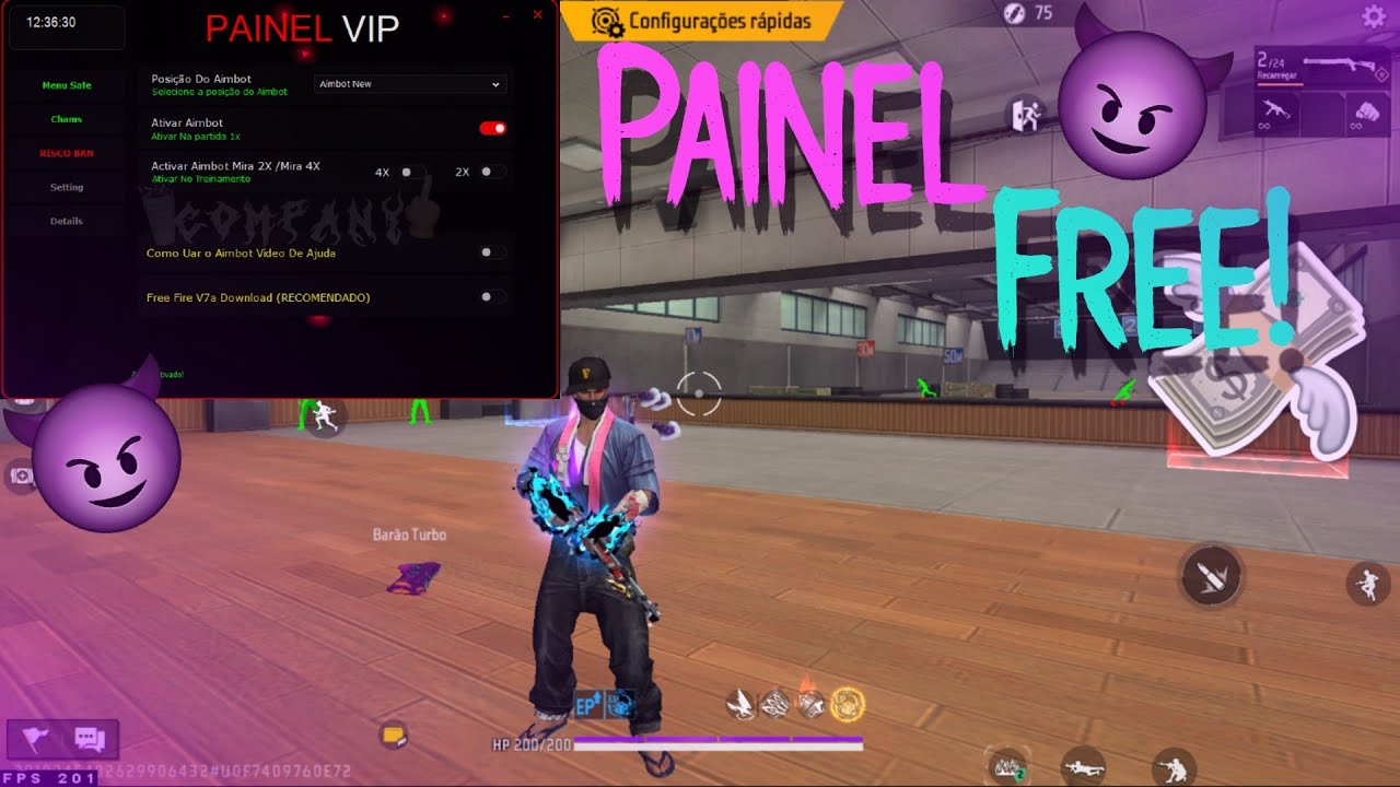 PAINEL XIT EMULADOR AIMBOT 100% ANTI BAN! GRÁTIS!!! LINK DESCRIÇÃO