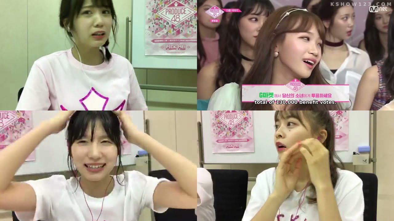 [ENG SUB] 180810 AKB48 SR (Taniguchi Megu, Shimizu Maria, Yumoto Ami) Watch Produce 48 EP 09 [4/4]