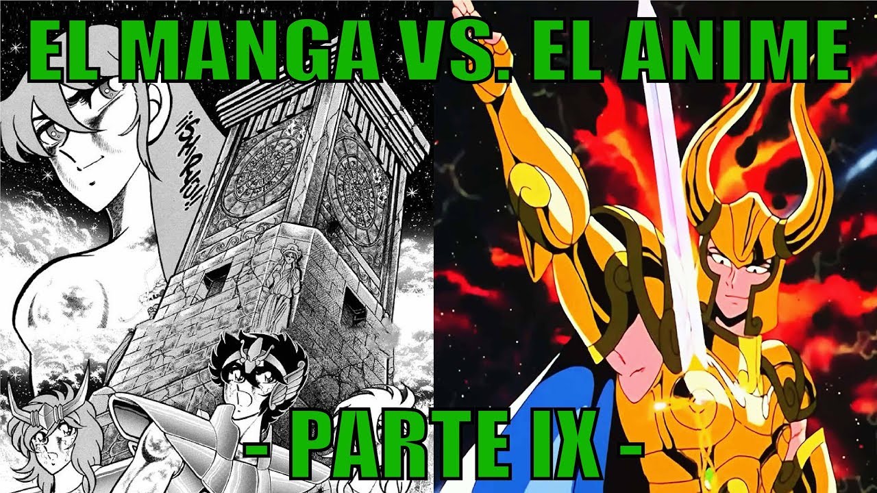 SAINT SEIYA: Manga VS. Anime - Parte IX: Los Caballeros De Oro Y Las 12 Casas