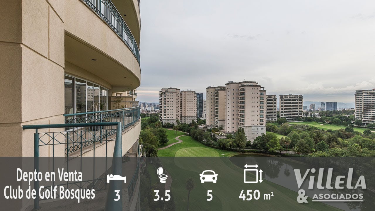 DEPARTAMENTO EN VENTA EN CLUB DE GOLF BOSQUES, CDMX