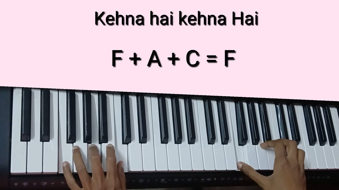 Kehna Hai Tutorial(Chords+Melody) | Padosan | Keyboard 