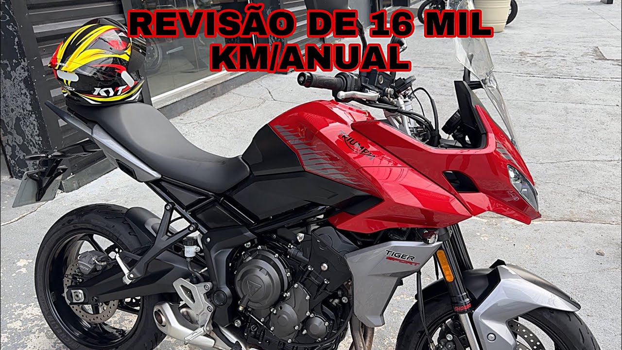 REVISÃO DE 16 MIL KM OU UM ANO TRIUMPH TIGER SPORT 660 - CARO OU NO PREÇO?