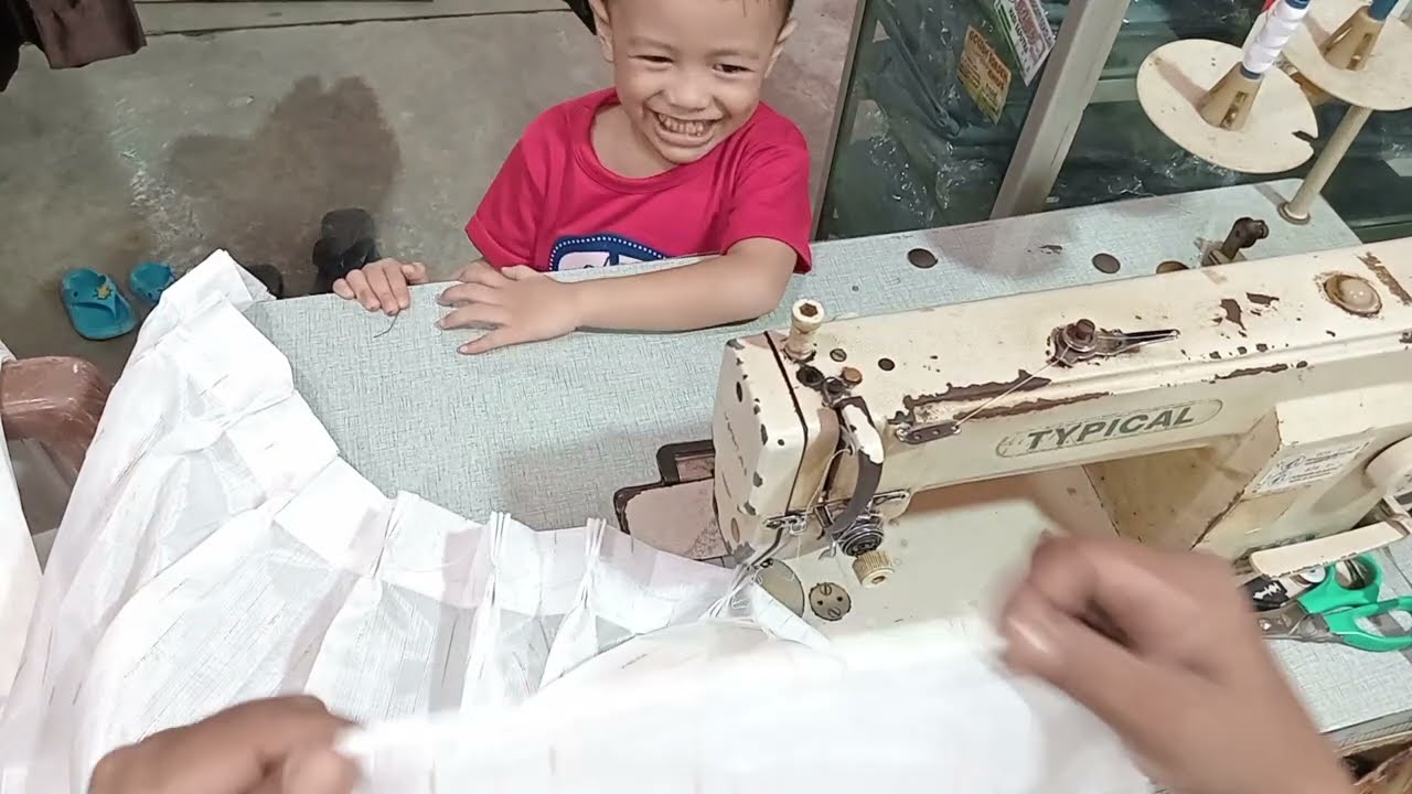 Çara menjahit kembang tiga vitrase GORDEN