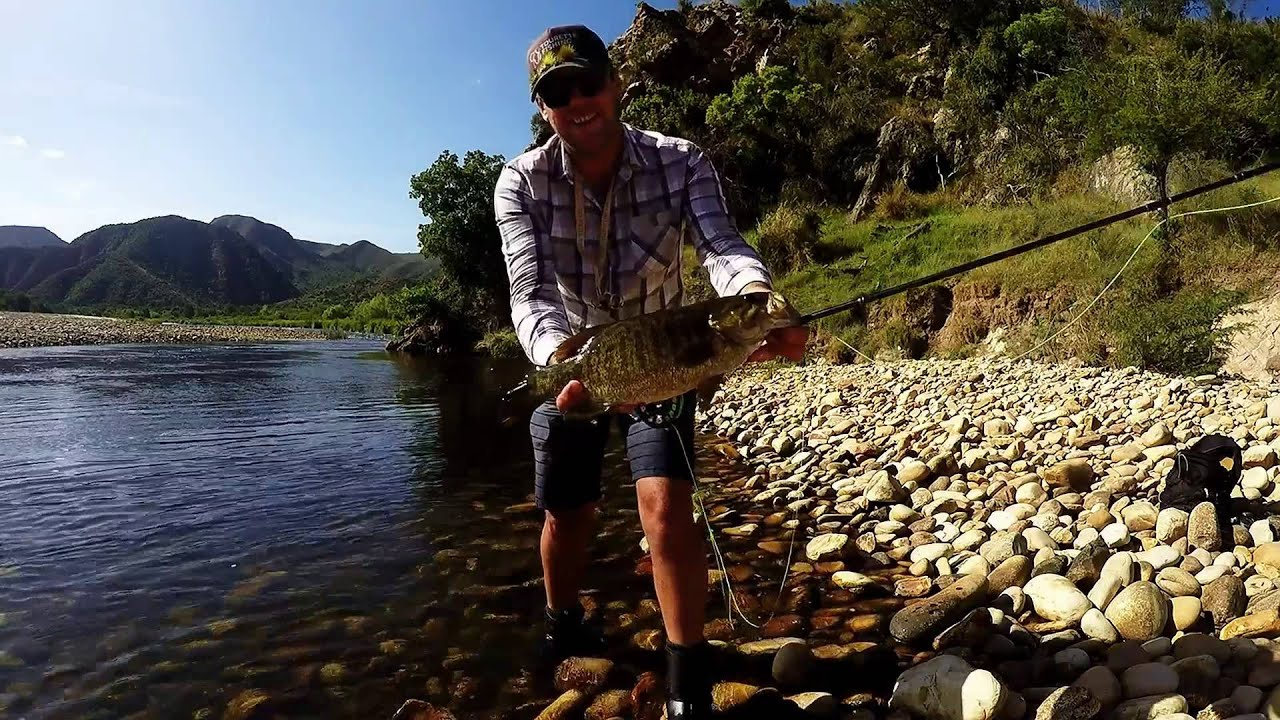Fly-fishing for Smallmouth bass in the Baviaanskloof