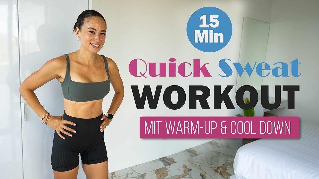 QUICK SWEAT FULL BODY WORKOUT | 25 Minuten | Mit Warm-Up & Cool-Down | OHNE SPRINGEN
