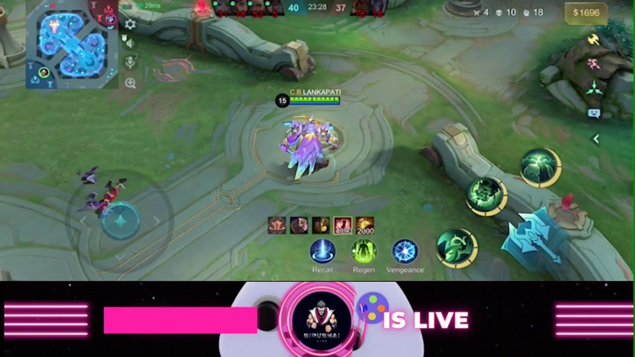 WELCOME BACK ROAD TO MYTHICAL HONOR MOBA LEGENDS WITH BIRUBHAI LIVE [MLBB INDIA]