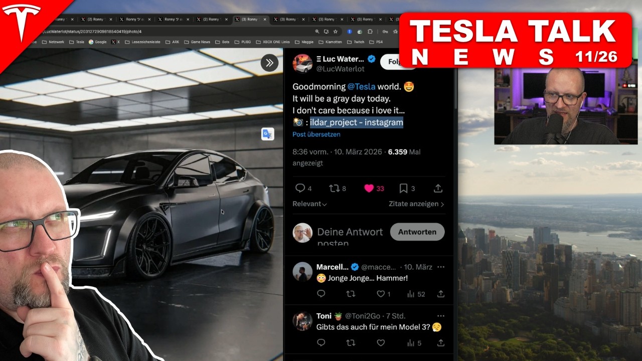 Ein weiterer Schritt in richtung FSD in Europa! | Tesla News KW11 ℹ️💪
