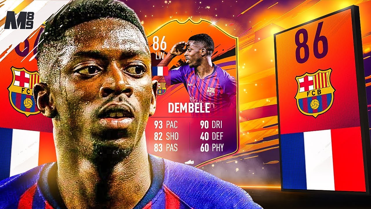 FIFA 19 HEADLINERS DEMBELE REVIEW | 86 HEADLINERS DEMBELE PLAYER REVIEW | FIFA 19 ULTIMATE TEAM