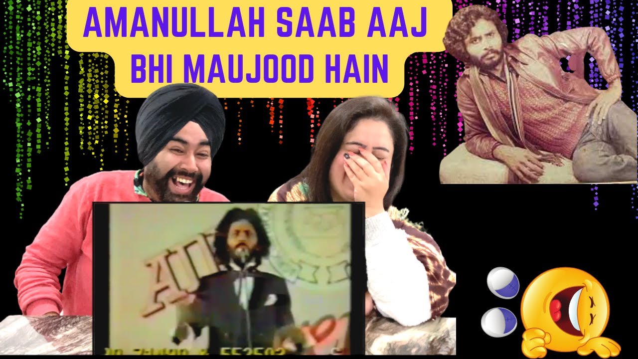 Punjabi Reaction On Young Amanullah Khan Saab Di Best Observation based Comedy 