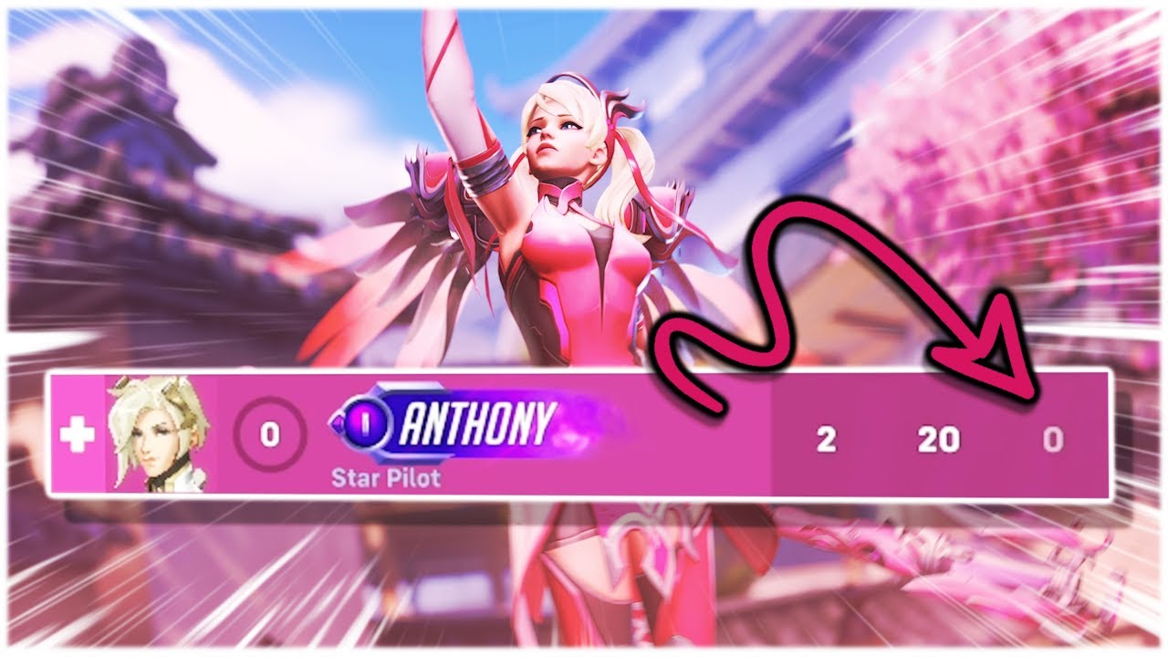 Deathless Game ☺️ Clean Movement Mercy! ♡ ૮₍ ˶ᵔ ᵕ ᵔ˶ ₎ა Overwatch 2 Mercy Gameplay