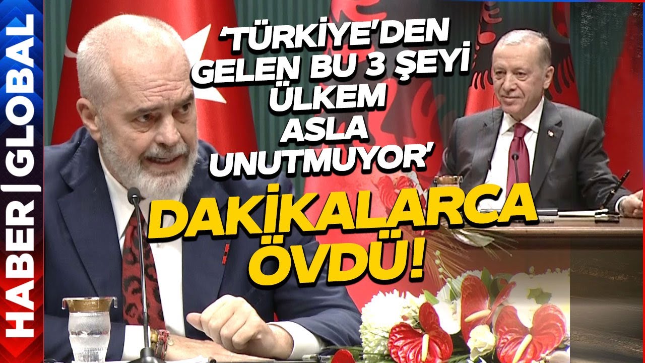 Konuk Başbakan Erdoğan'ın Yanında Dakikalarca Türkiye'yi Övdü! 
