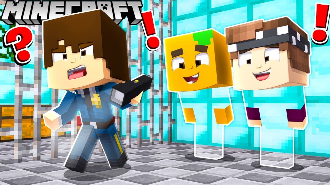 WIR BRECHEN UNSICHTBAR AUS DIAMANT GEFÄNGNIS AUS IN MINECRAFT!