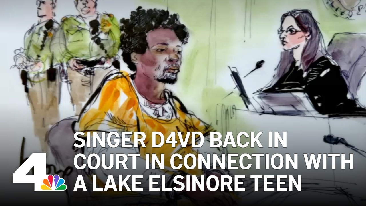 Status conference hearing in singer D4vd's murder trial