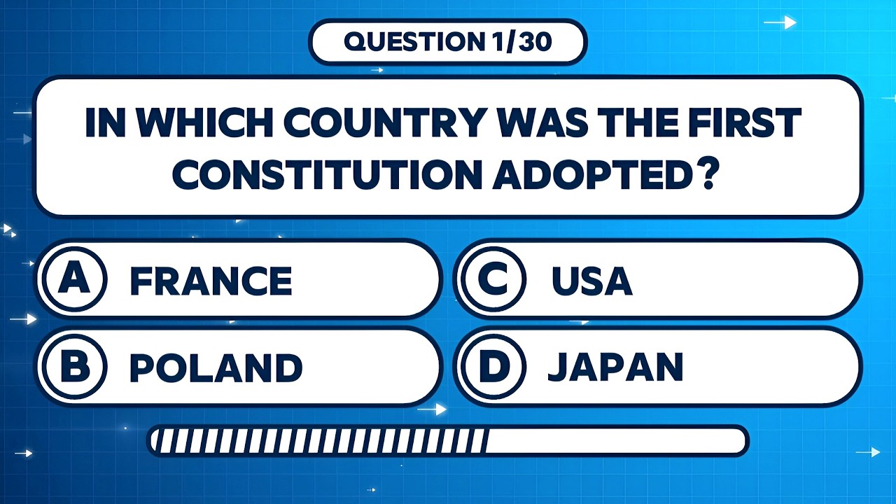 30 Quiz Questions Countries!🌍Do you remember a lot? Answer at least 9!