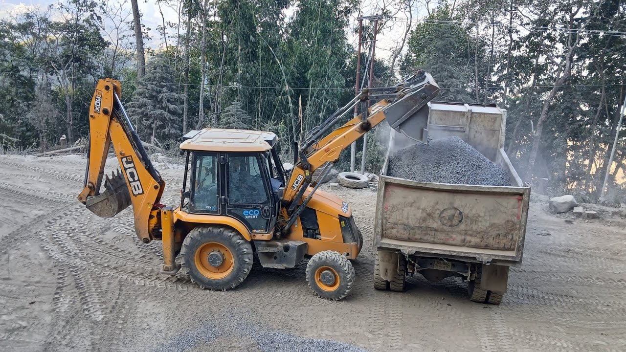 jcb 3dax bokloder damper loding New video janu vlogs vai 🤔 