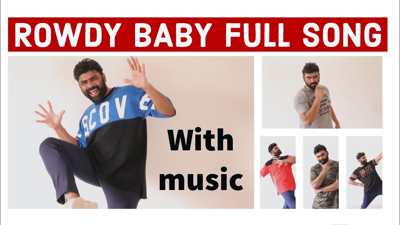 DNC-TV || Rowdy baby full song || tutorial -5 with music || by sudhir's danceoholics
