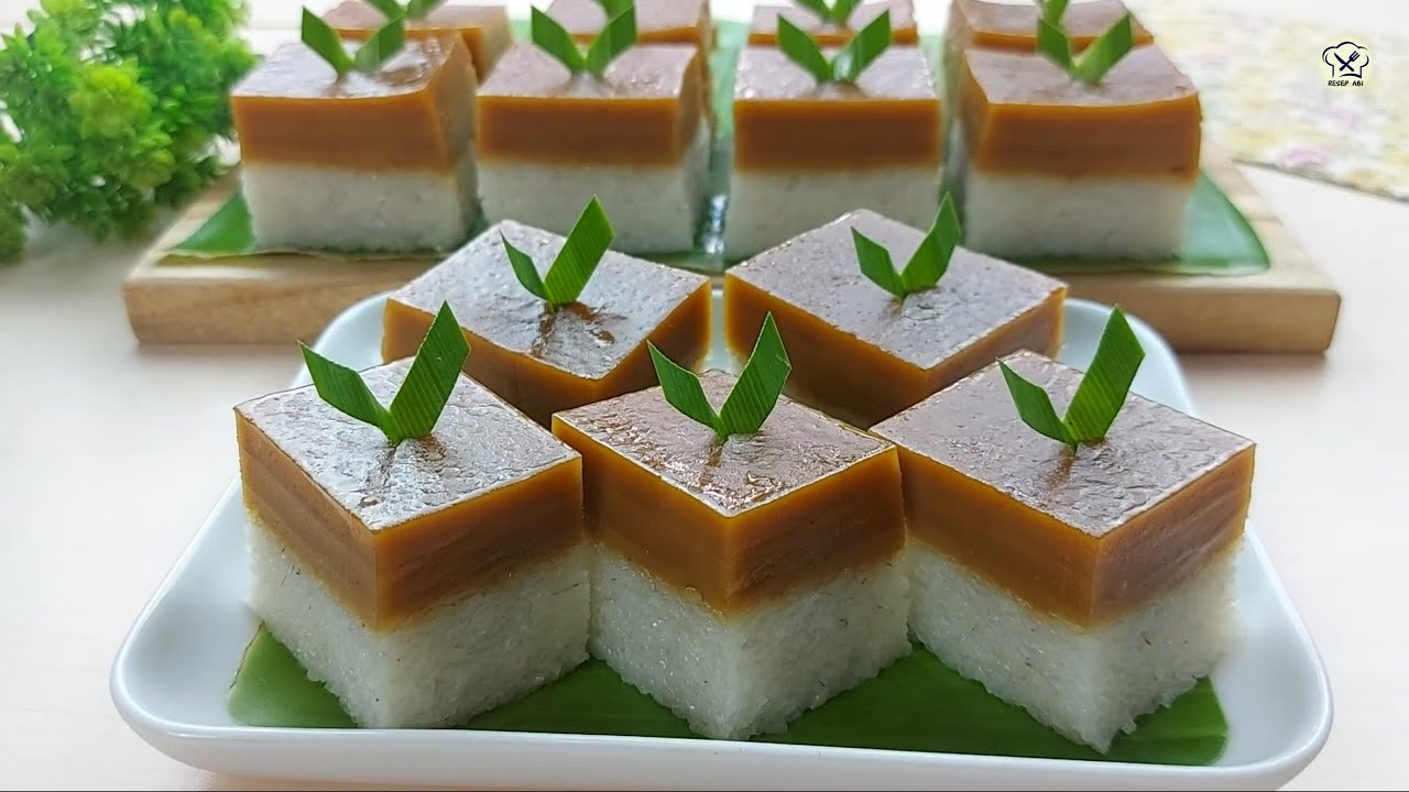 RESEP KUE TALAM KETAN GULA MERAH YANG ENAK LEMBUT LEGIT DAN GURIH