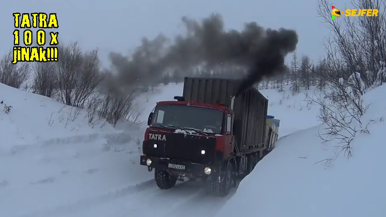 TATRA 100x jinak!!! TATRA v extrémních podmínkách v Rusku!