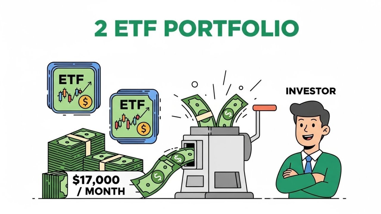 THIS 2 ETF Portfolio will Surpass Your Full Time Job ($17000 /month)