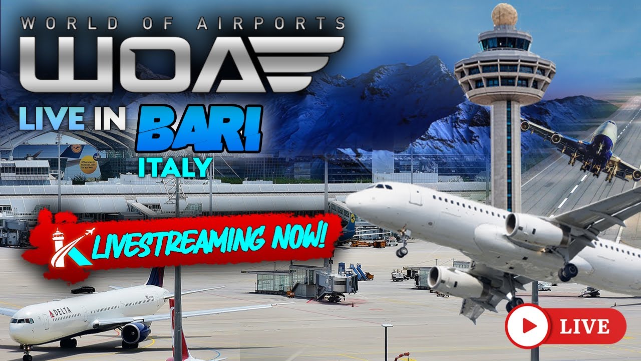 This Isn’t a Normal Day at Bari Airport 🇮🇹 | Live ✈️ #WorldofAirports