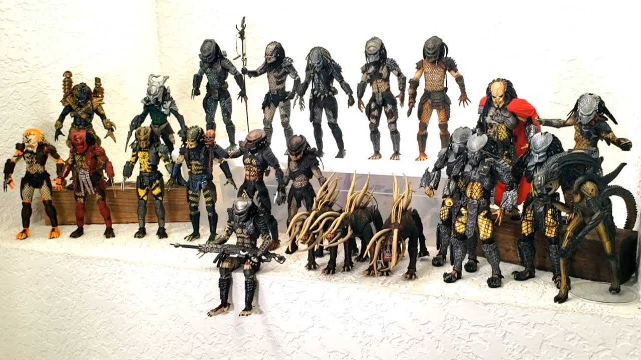 My NECA Predator Collection as of December 2020