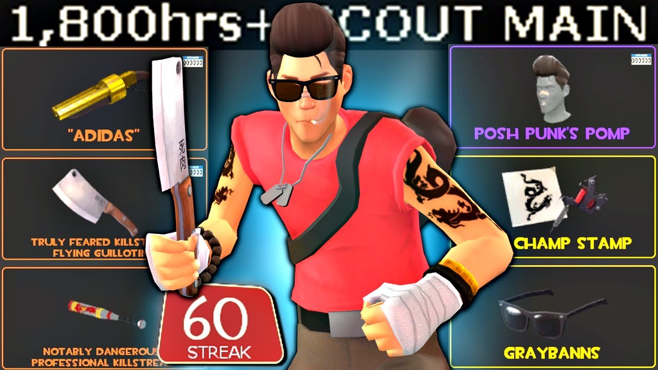 The YAKUZA Scout🔸1800+ Hours Experience (TF2 Gameplay)