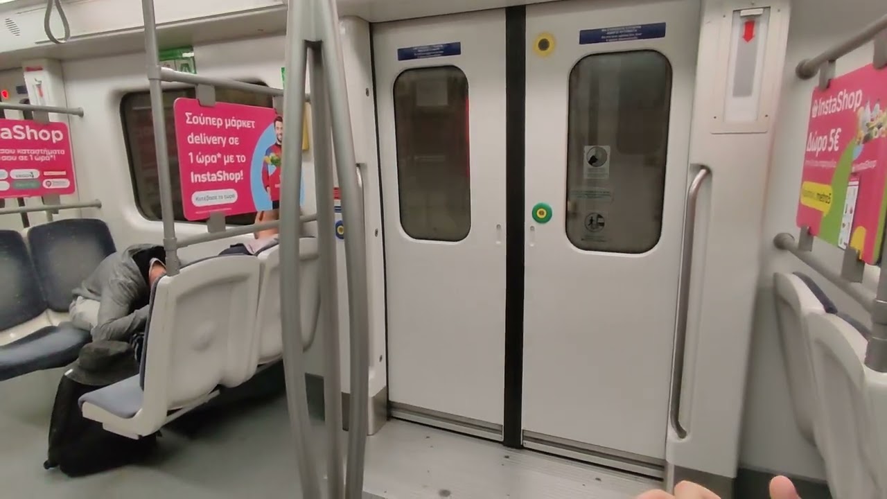 Athens Metro Line 2 From Agios Dimitrios To Omonia