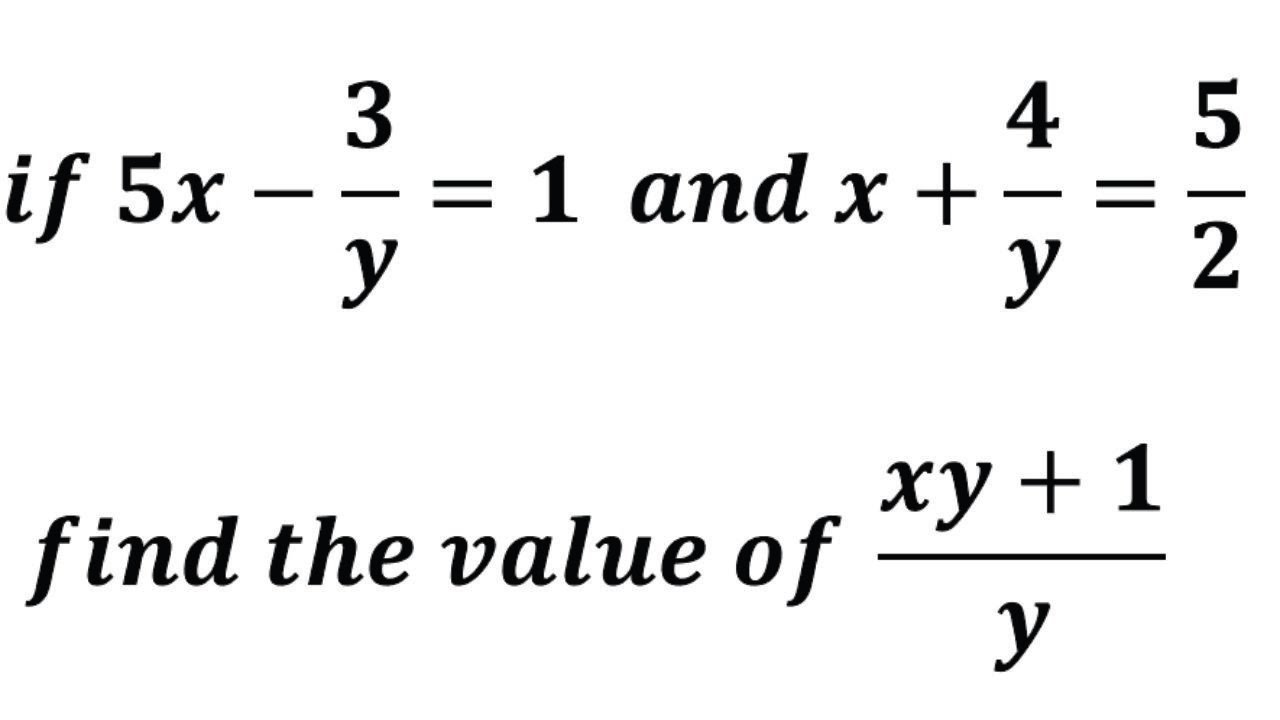 Solve the Simultaneous equation. (4) | SHS Maths | WAEC Maths | WASSCE past questions