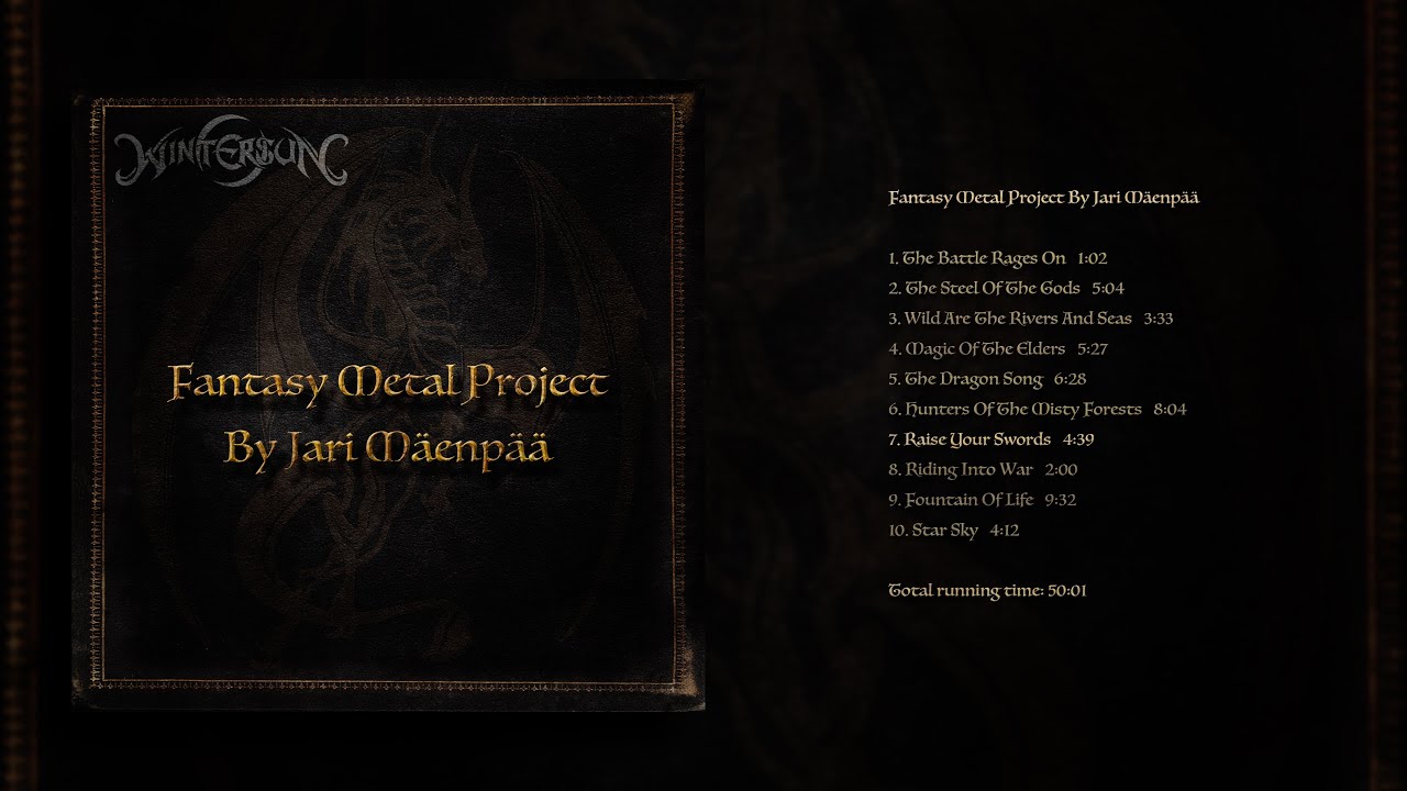Wintersun - Raise Your Swords (Fantasy Metal Project By Jari M&auml;enp&auml;&auml;)