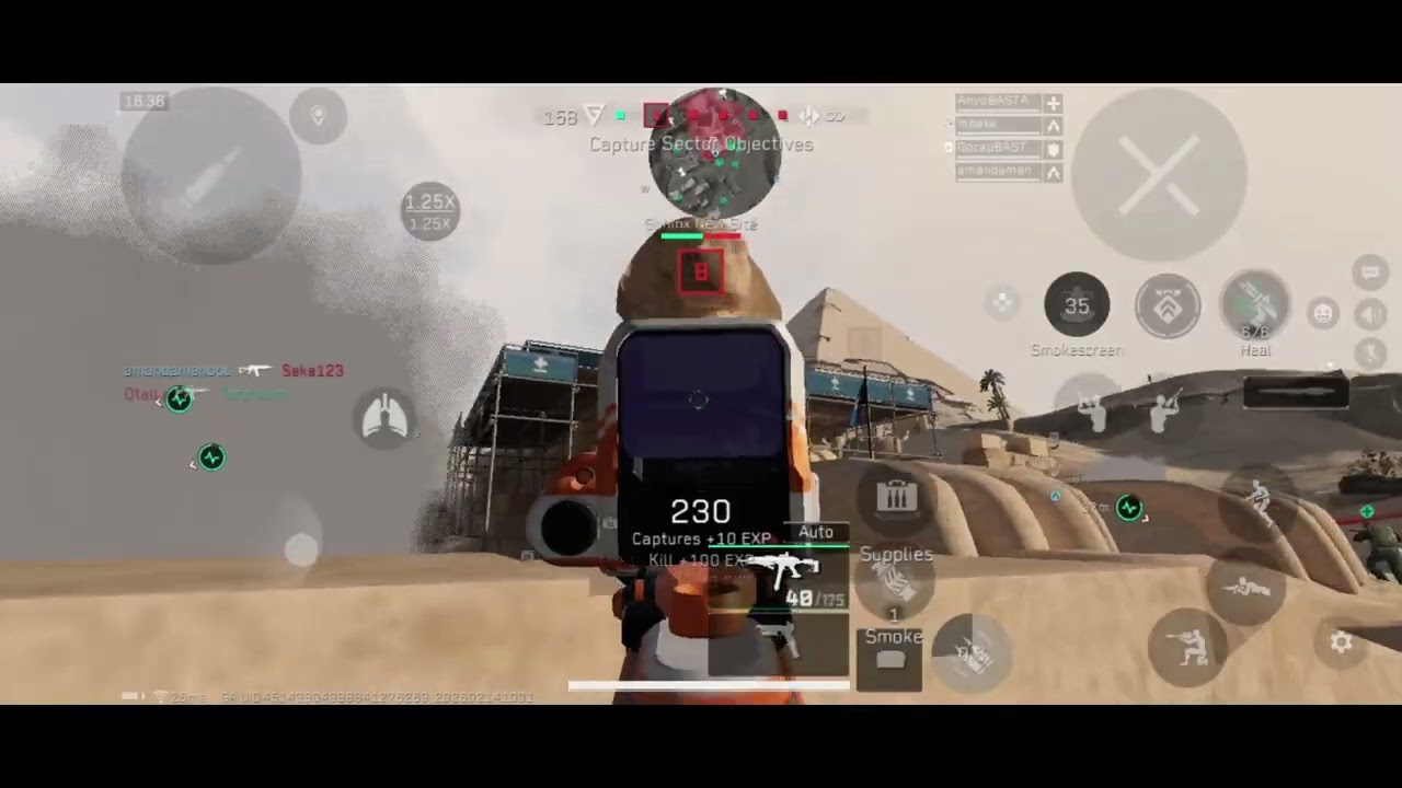 GARENA DELTA FORCE MOBILE - ATTACK MONUMENT STINGER GAMEPLAY 1