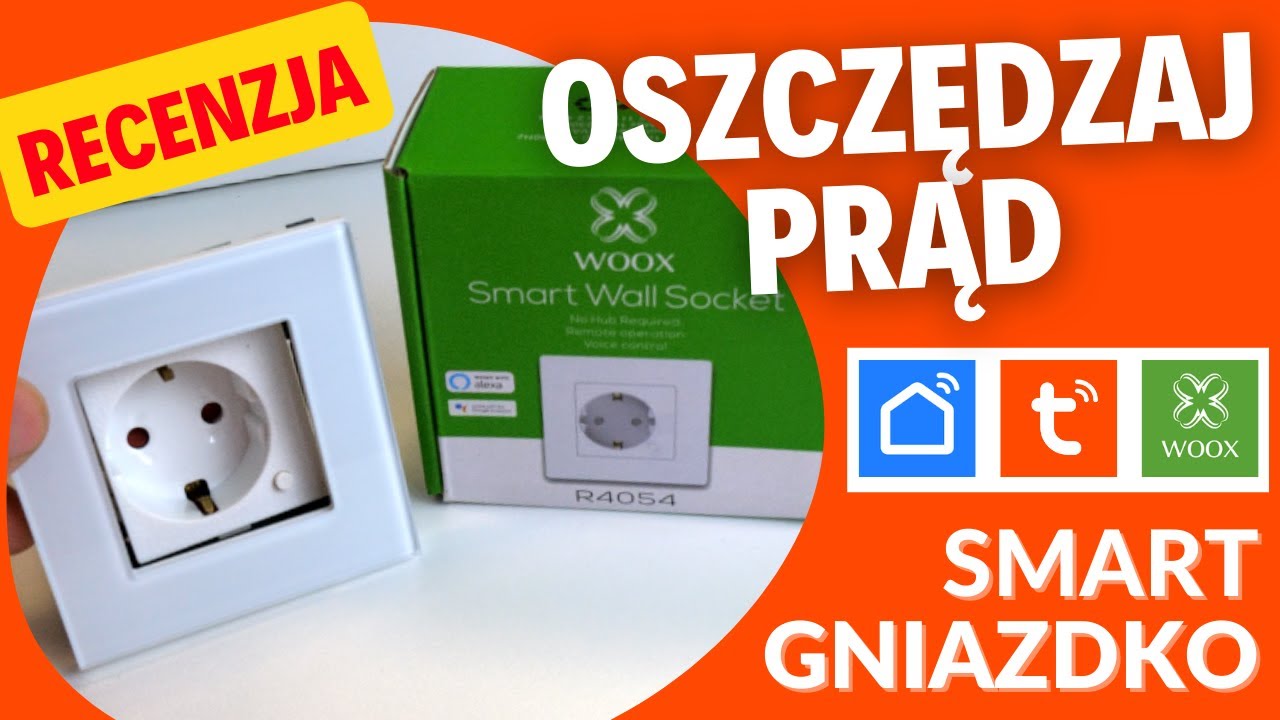 Niższe rachunki - gniazdko smart Woox R4054 Tuya wall socket