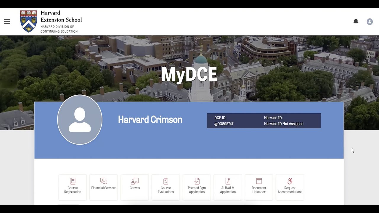 Harvard Division of Continuing Education: MyTasks