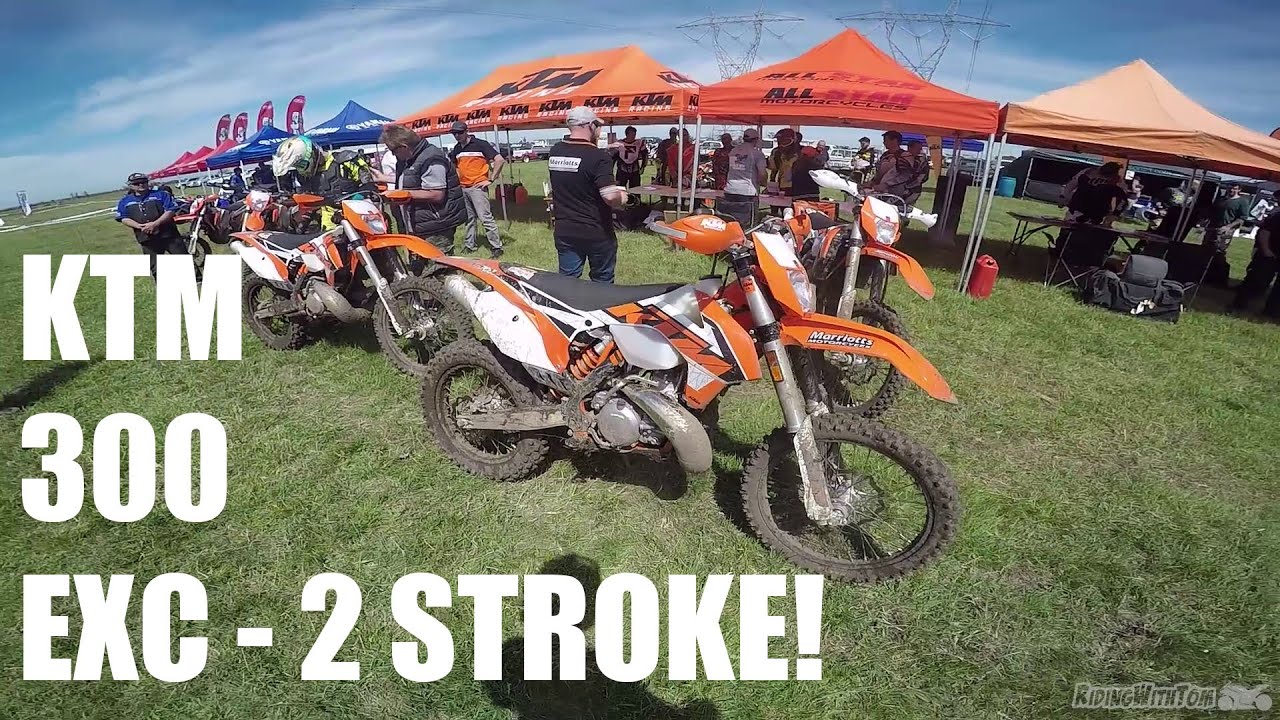 2016 KTM 300 EXC Test Ride! Crazy 2 Stroke Power!