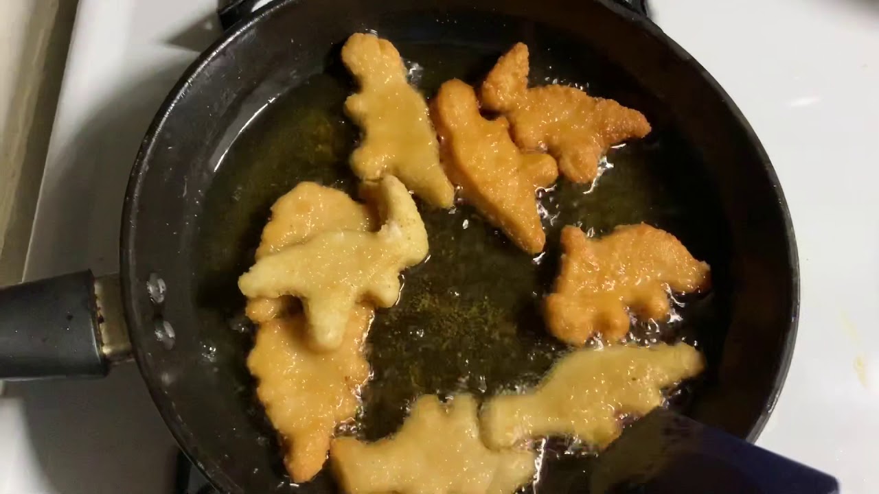 How To Properly Cook Dinosaur Chicken Nuggets.