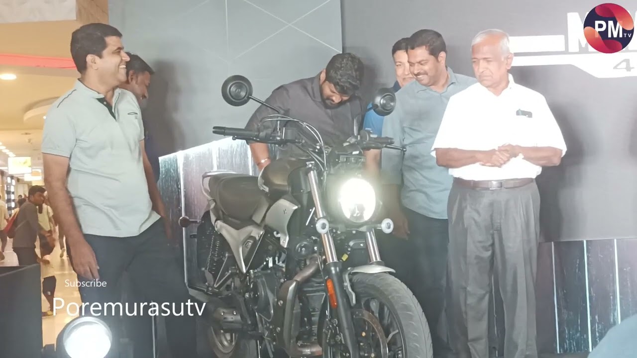 Hero motocorp launches a new premium motorcycle Maverick 440 at Chennai