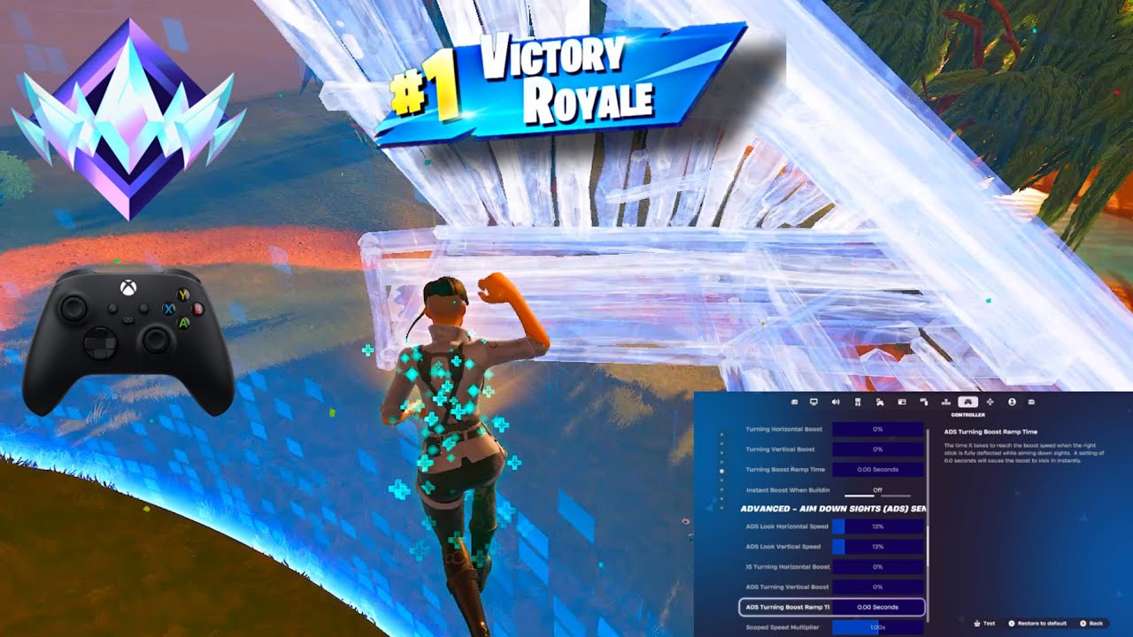 *NEW* Best Controller Settings + Sensitivity For Fortnite Chapter 7! (PS4/PS5/XBOX/PC)