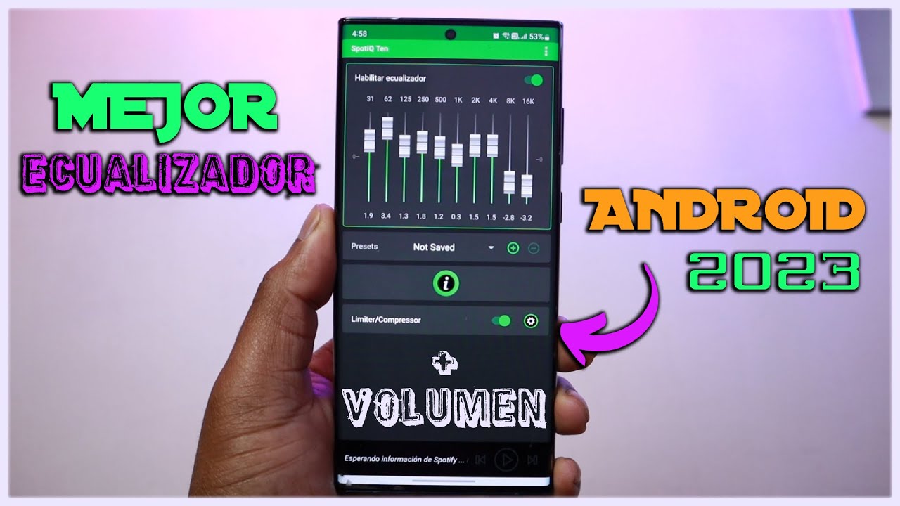 El Mejor Ecualizador Para Cualquier Android 2023 | Mejor Calidad M&uacute;sica