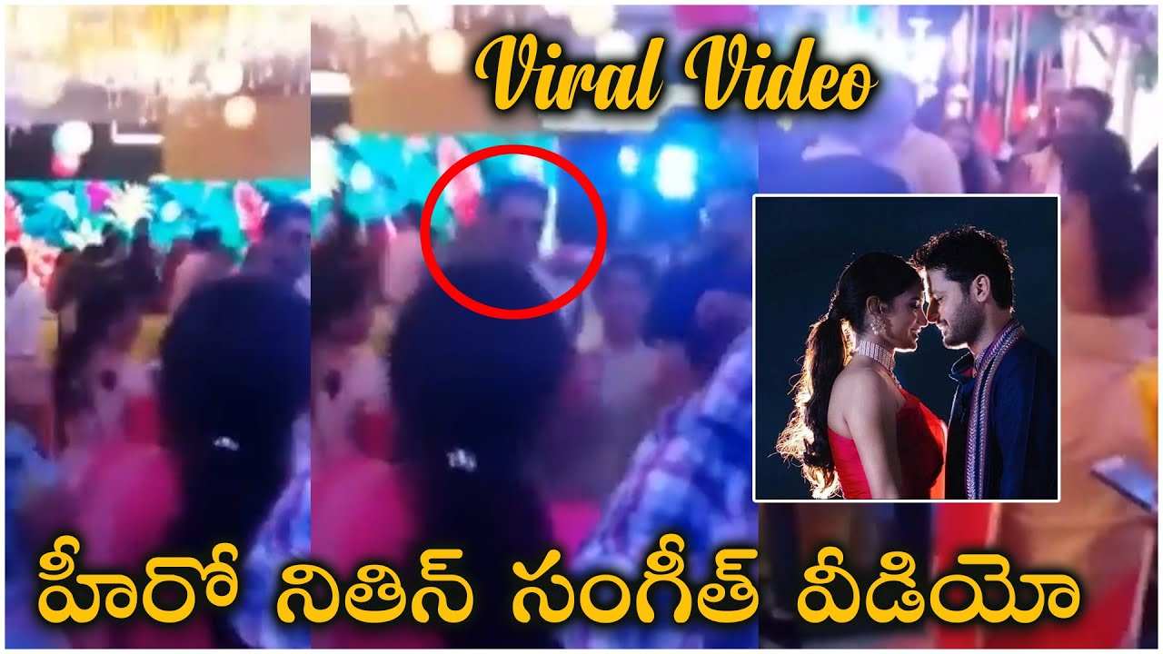 Hero Nithin Sangeet Party Held Last Night At Gandipet Resorts #NithinShalini  #NithiinwedsShalini